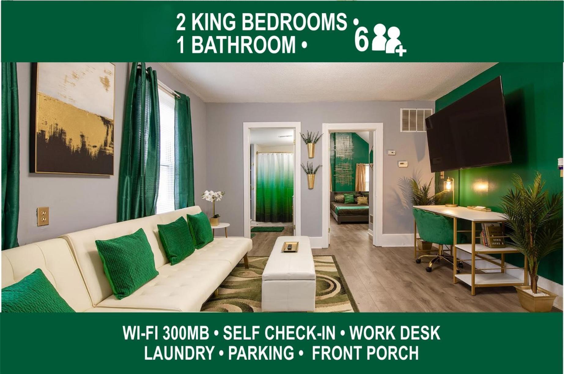 The Tremont Emerald - By Christmas Story House - Historic Charm & Modern Comfort Near Downtown With Parking, 300Mb Wifi & Self Check-In Cleveland Dış mekan fotoğraf